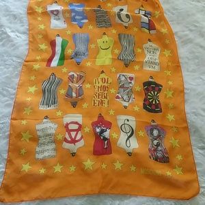Vintage Moschino Silk Scarf